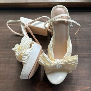 Ivory Bowl Heels